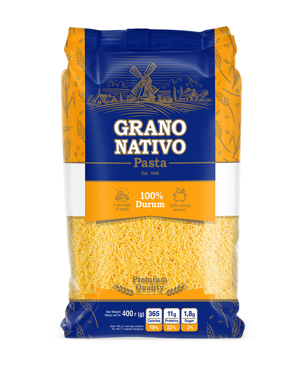 Макаронні вироби GRANO NATIVO 400г Павутинка